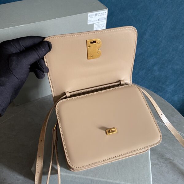 Balenciaga Square Box B Bag - Cramel - Image 3