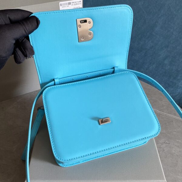 Balenciaga Square Box B Bag - Blue - Image 3