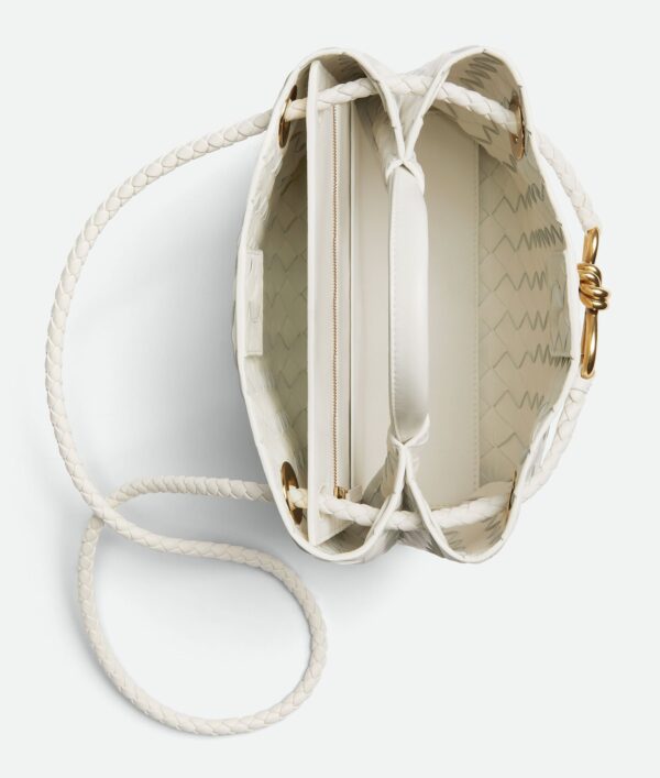 Bottega Veneta Andiamo Small Handbag - White - Image 2