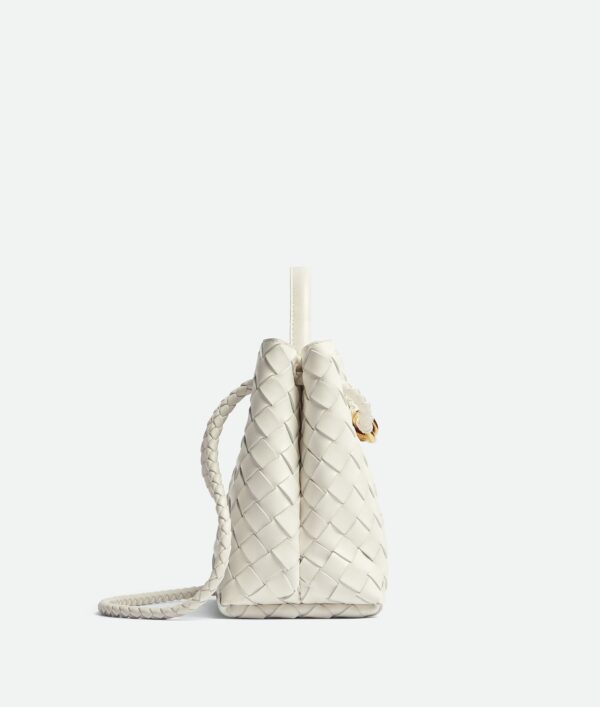 Bottega Veneta Andiamo Small Handbag - White - Image 3