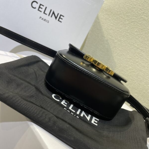 Celine 2022 New Mini Headphone Bag - Black - Image 5