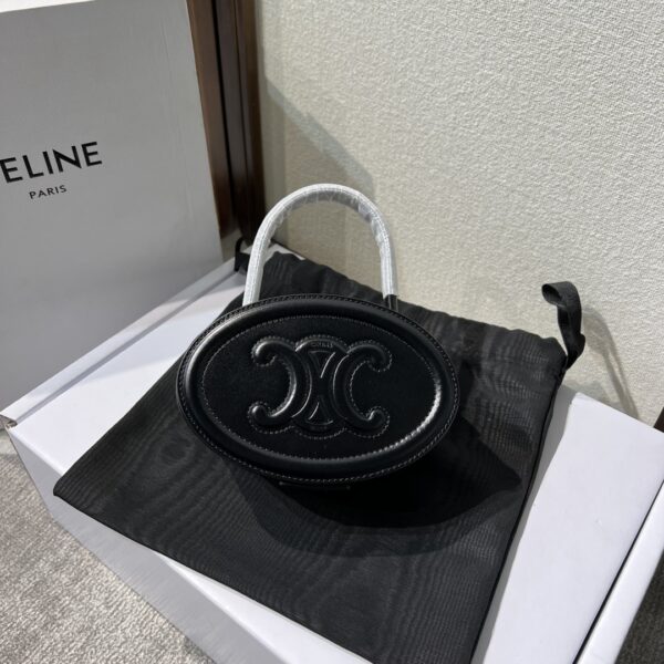 Celine Portable Mooncake Bag - Black - Image 5