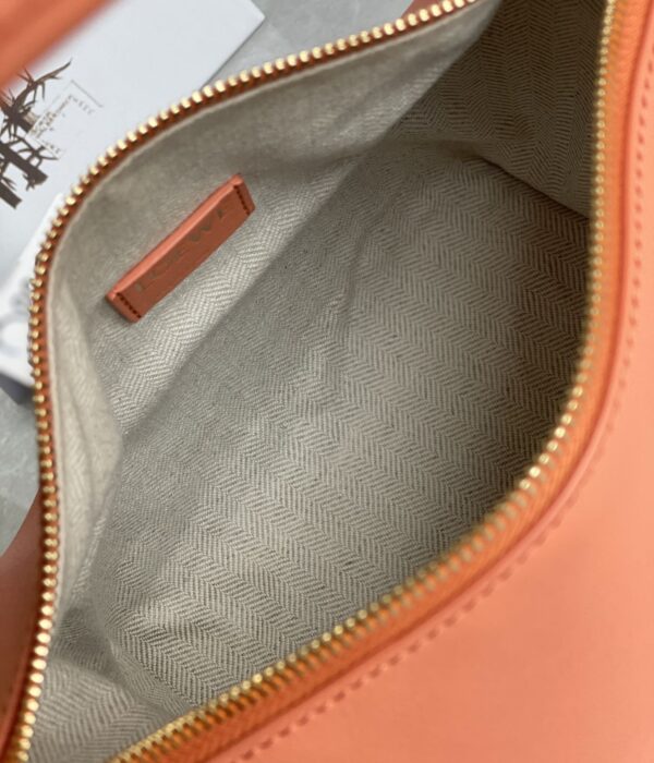 Celine Napa Lunch Box Bag - Peach - Image 3