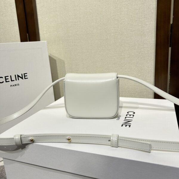 Celine 2022 New Mini Headphone Bag - White - Image 4