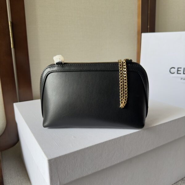 Celine Arc De Triomphe Shell Bag - Black - Image 4