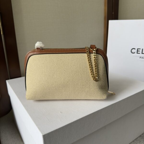 Celine Arc De Triomphe Shell Bag - Cream - Image 4