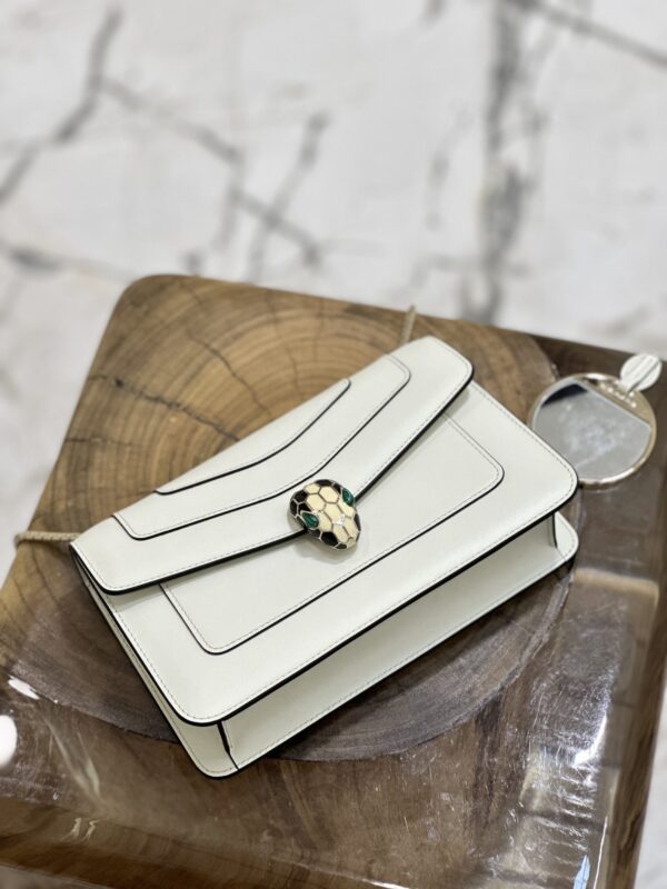 Bulgari Serpenti Forever Shoulder Bag - White - Image 2