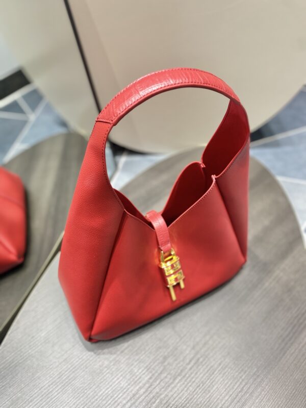 Givenchy G-hobo Medium Size Handbag - Red - Image 4