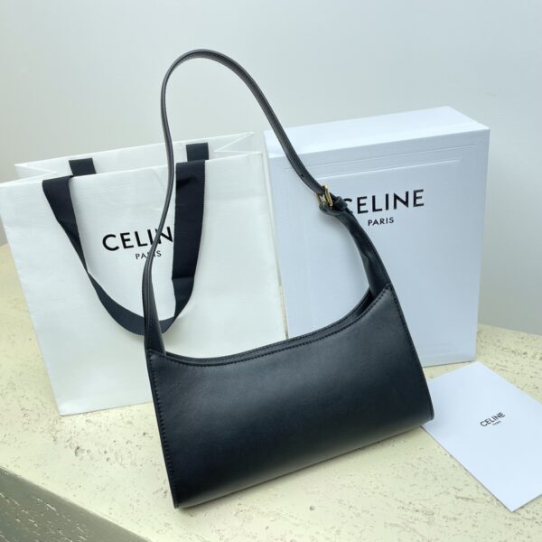 Celine Armpit Bag - Black - Image 4