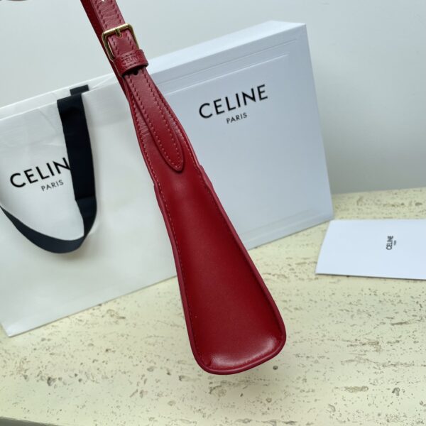 Celine Armpit Bag - Red - Image 4