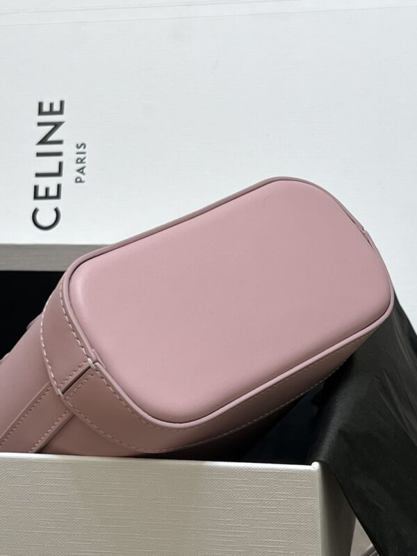 Celin E Mini Bucket Bag - Pink - Image 3