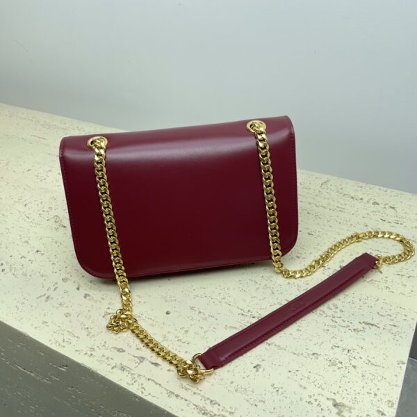 Celine Arc De Triomphe Chain Bag - Maroon - Image 3