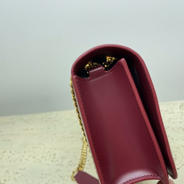 Celine Arc De Triomphe Chain Bag - Maroon - Image 5