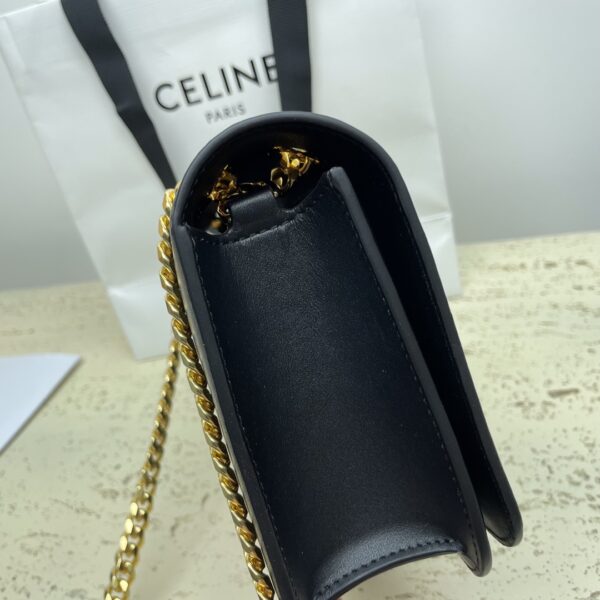 Celine Arc De Triomphe Chain Bag - Black - Image 5