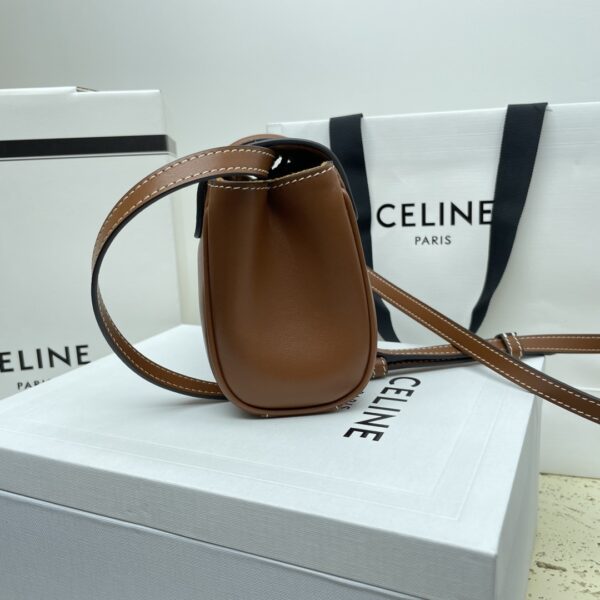 Celine Mini Soft16 Handbag - Brown - Image 5