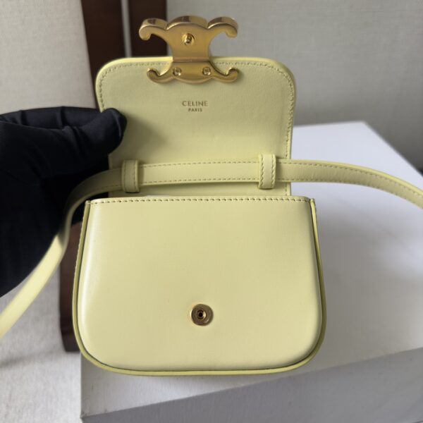 Celine 2022 New Mini Headphone Bag - Light Yellow - Image 3