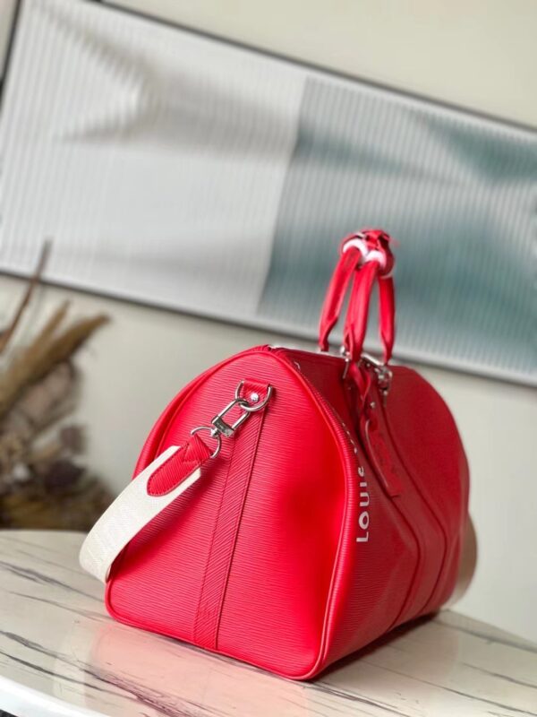 Louis Vuitton  Keepall Bandouliere50 Handbag - Red - Image 5